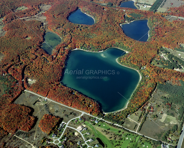 Lake Twentyseven in Otsego County, Michigan